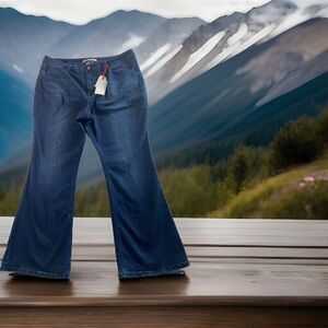 Standards and Practices S&P Jeans Womens 20 x 32 Blue Denim Flare